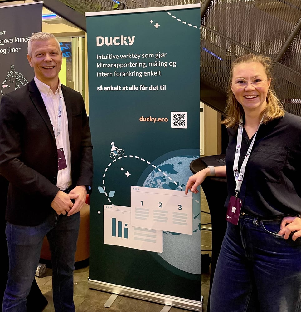 On stand with Ducky Climate reporting 